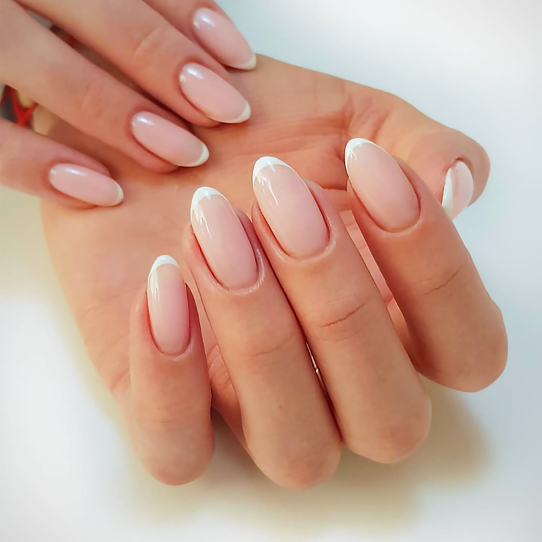File, Polish and Cuticles with Gel French Finish on Hands Gift Voucher
