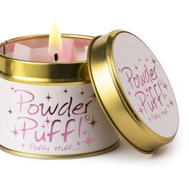 Powder Puff Candle